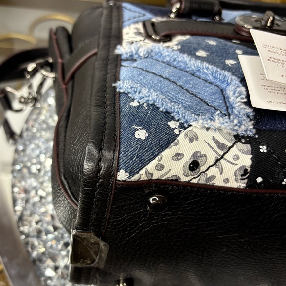 Coach 2016 Swagger 27 in Canyon Quilt Denim Satchel NWT - Picture 15 of 17